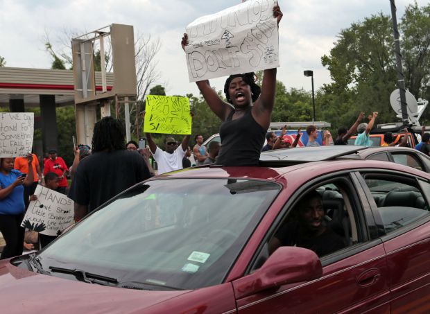 Peaceful protests early Friday evening- Ashley Lathen
